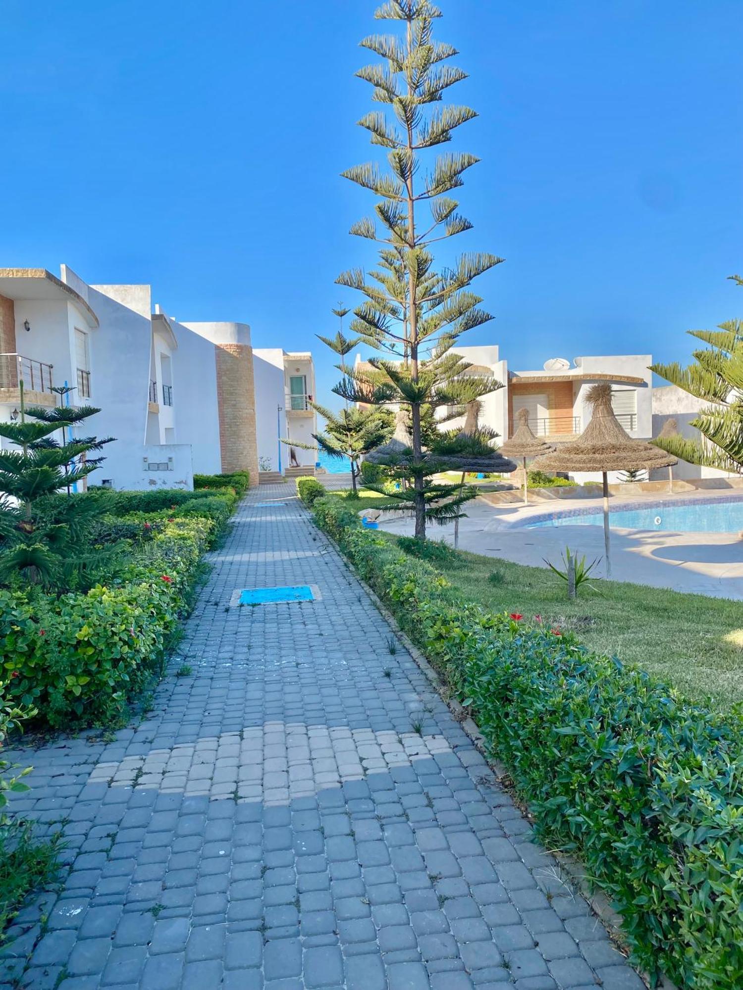 Splendid Beachfront Villa In Sidi Bouzid Beach With Pool Douar Ourlali Zewnętrze zdjęcie